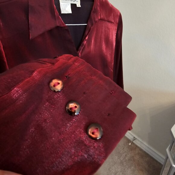 Vintage Mixage Button Blouse - Picture 3 of 7